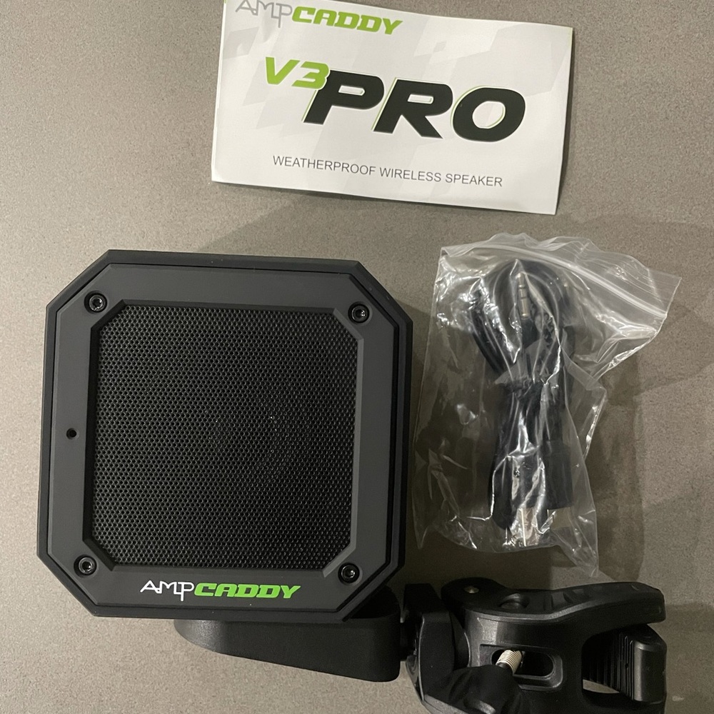 Ampcaddy Bluetooth Wireless Speaker With Mount
